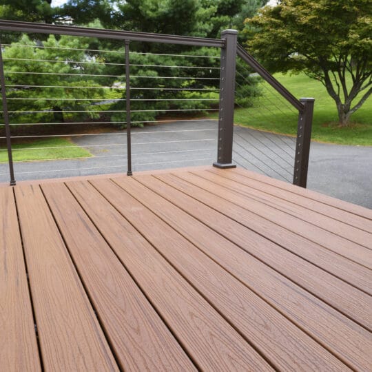 power wash your composite deck